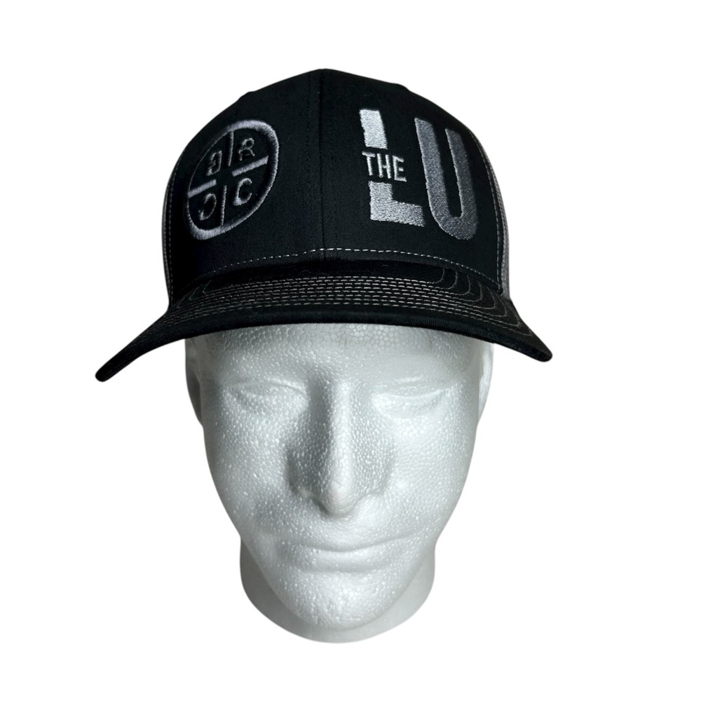 Richardson Style 112 BRCC & The LU Black Gray Adjustable Snapback Trucker Hat
